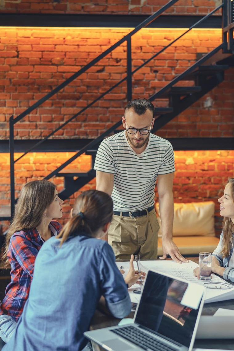 Indus Digital content strategists collaborating on a project